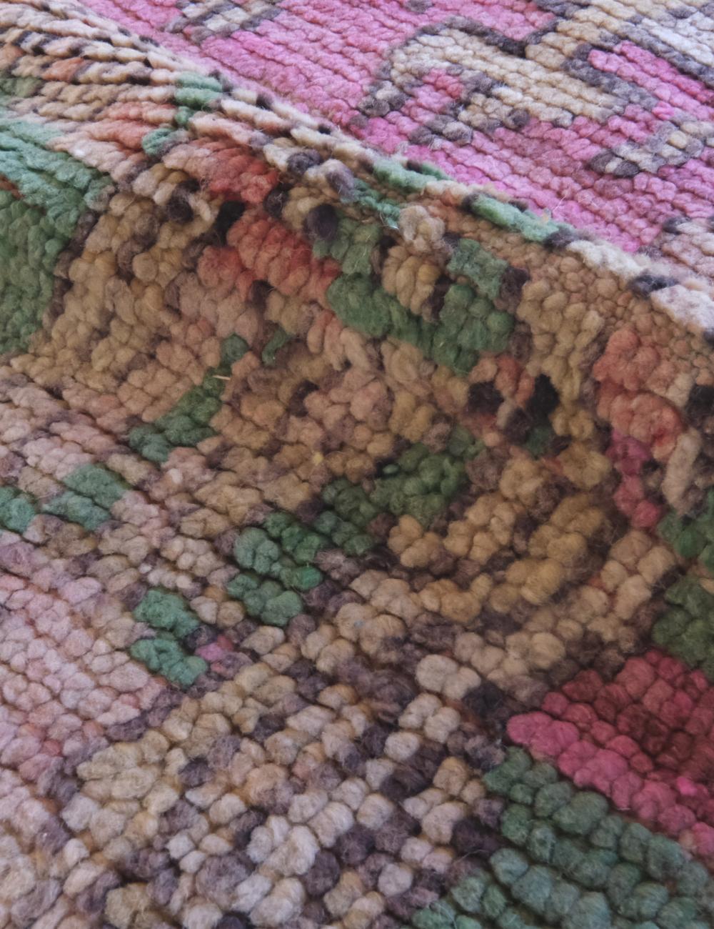 Vintage Moroccan Rug 6.6 x 5.8 ft / 201 x 178 cm