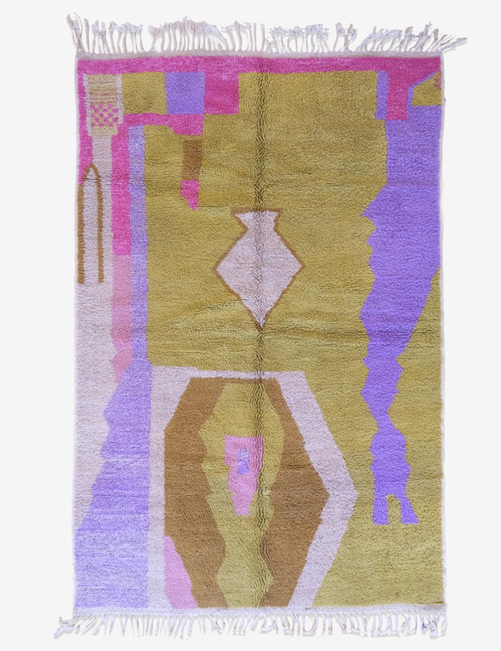 Handwoven Moroccan Wool Rug 9.8 x 6.5 ft / 300 x 200 cm