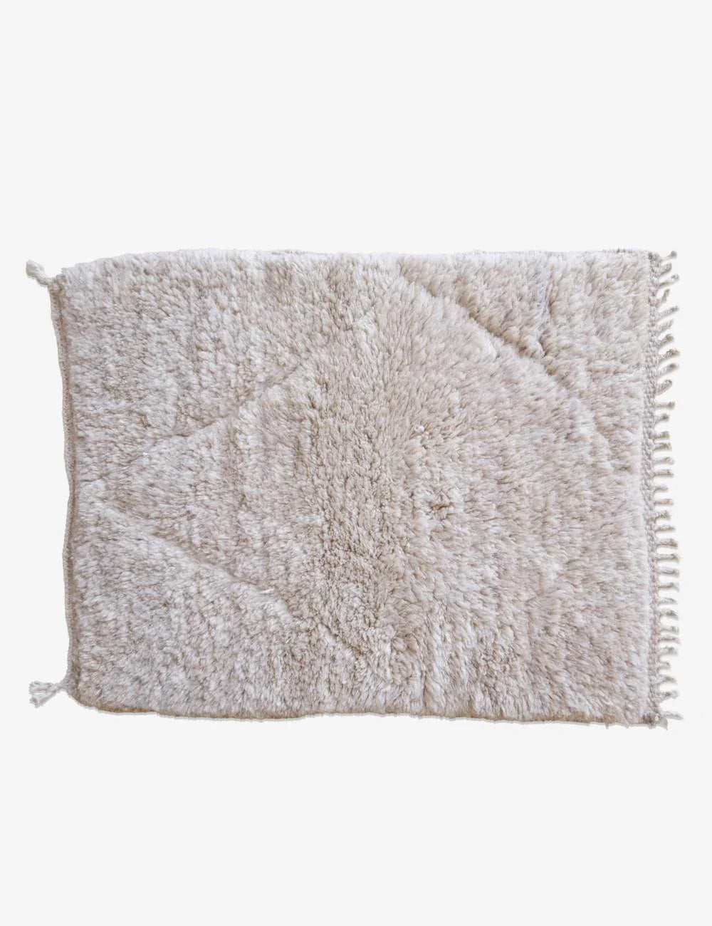 Small Luxury Cream Rug 3.9 x 2.9 ft / 118 x 90 cm - Surcoma