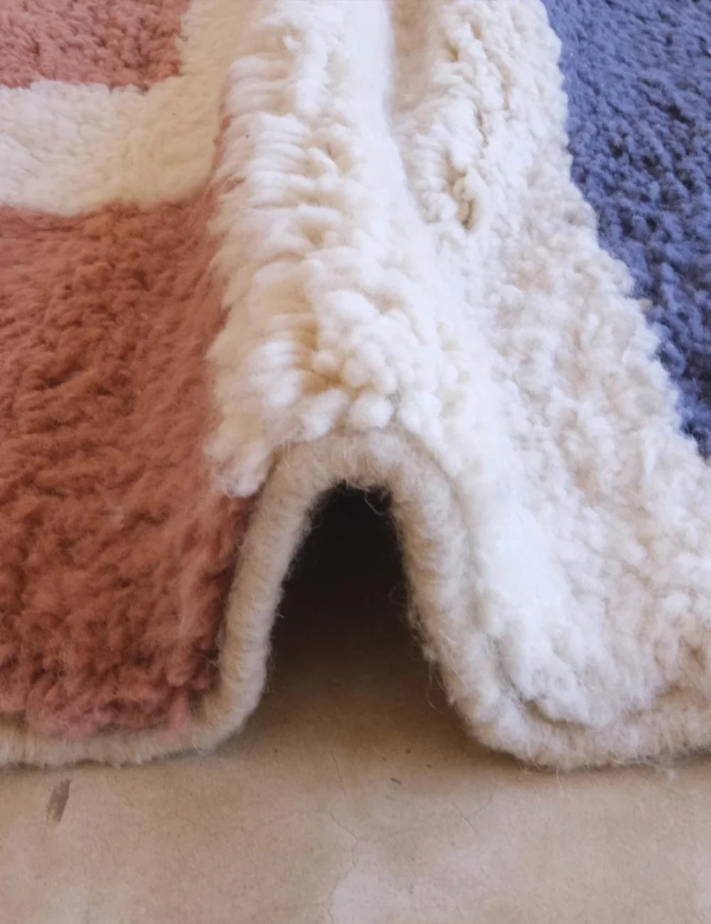 Handwoven Moroccan Wool Rug 11.4 x 8 ft / 348 x 246 cm - Surcoma