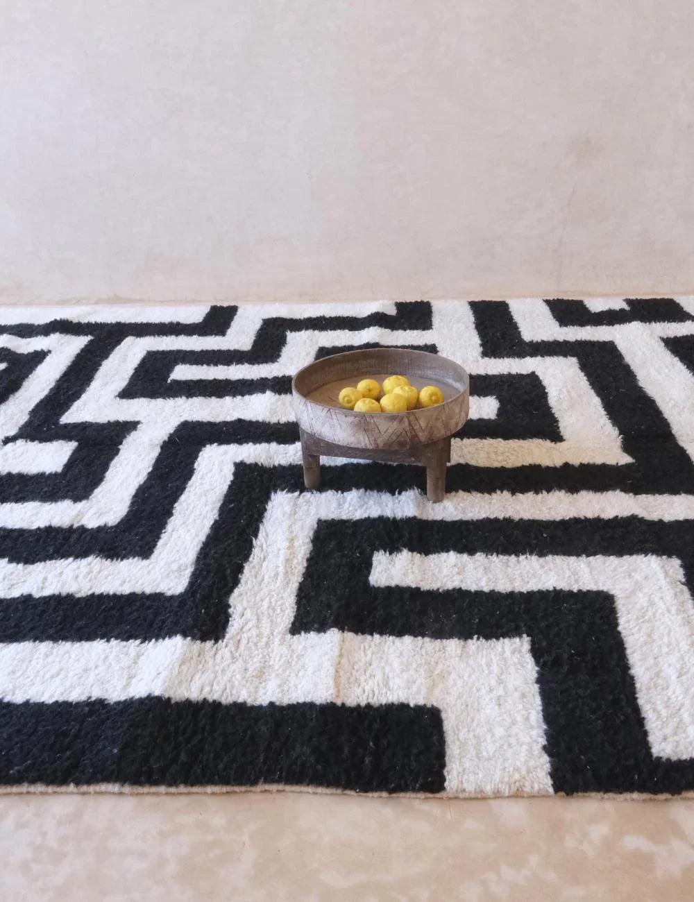 Handwoven Moroccan Wool Rug 11.4 x 7.9 ft / 347 x 242 cm - Surcoma