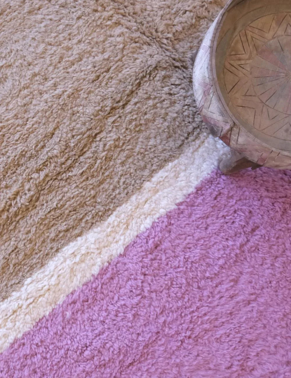 Handwoven Moroccan Wool Rug 11.6 x 7.9 ft / 355 x 243 cm - Surcoma