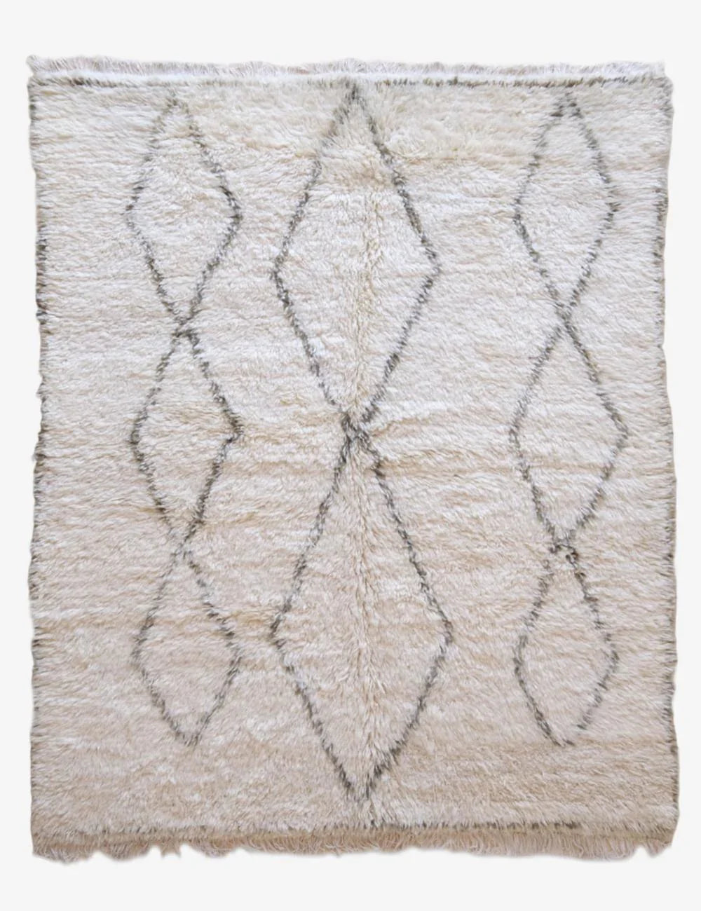 Marmoucha Moroccan Wool Rug 7.2 x 6 ft / 219 x 184 cm - Surcoma