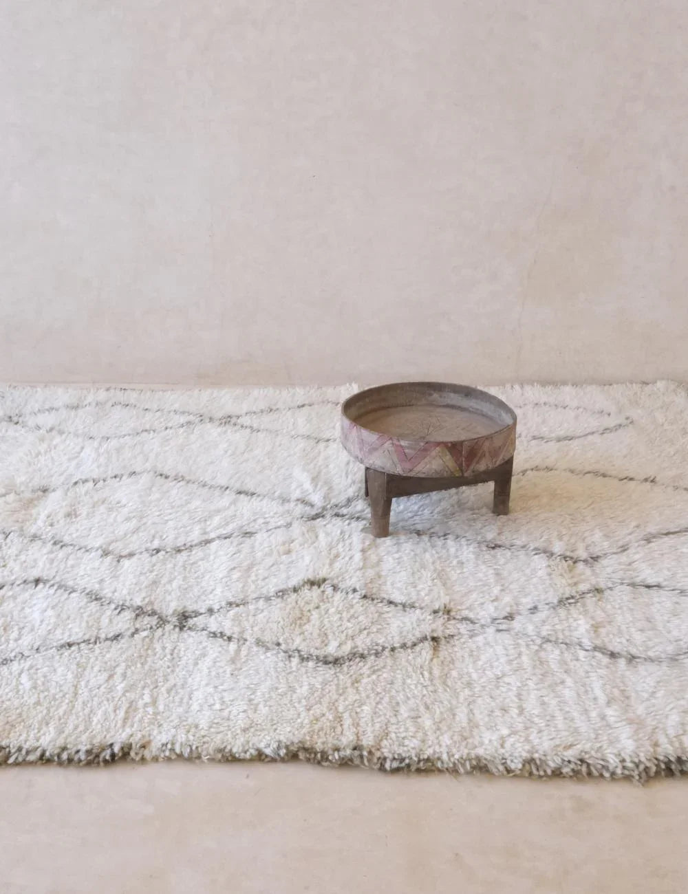 Marmoucha Moroccan Wool Rug 7.2 x 6 ft / 219 x 184 cm - Surcoma
