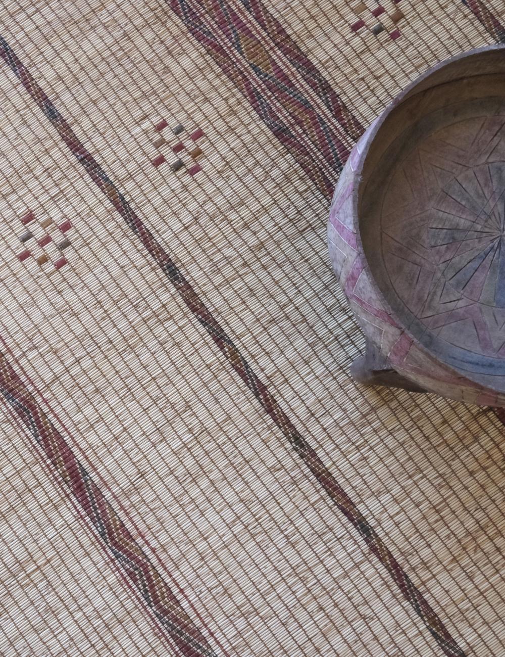 Mauritanian Tuareg Mat Rug 14.11 x 7.4 ft / 457 x 225 cm - Surcoma