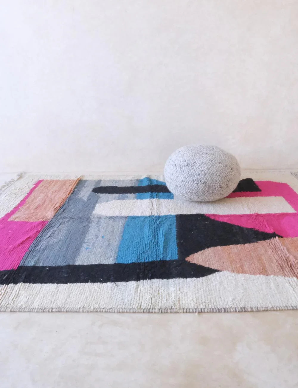 Moroccan Abstract Boujad Wool Rug 9.9 x 6.5 ft / 303 x 200 cm - Surcoma