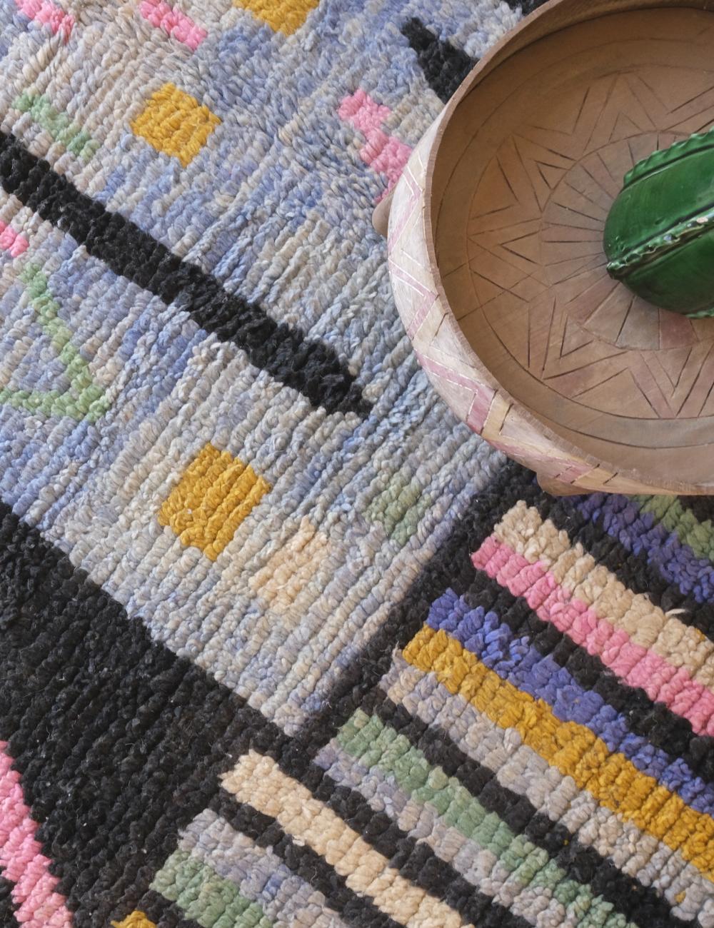 Moroccan Abstract Rug 10.2 x 6.4 ft / 311 x 197 cm