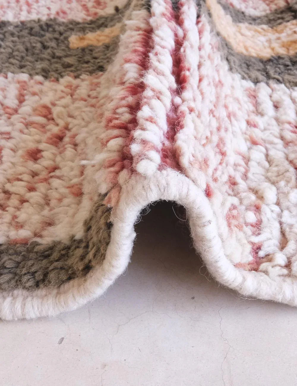 Moroccan Abstract Runner Rug 9.7 x 2 ft / 297 x 61 cm - Surcoma