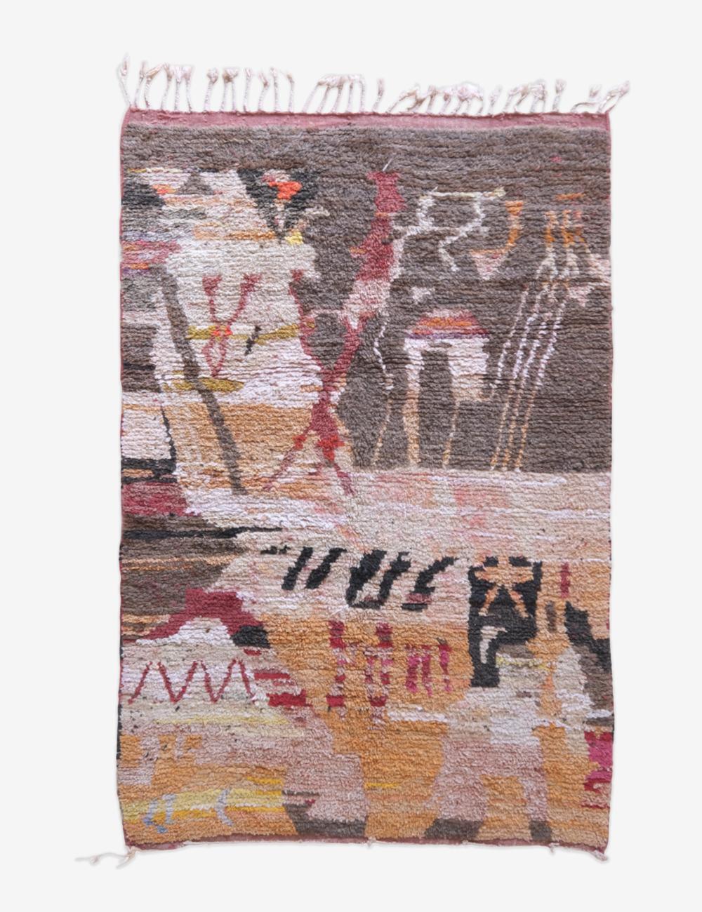 Moroccan Abstract Boujad Rug - 8.6 x 5.3 ft / 262 x 164 cm - Surcoma