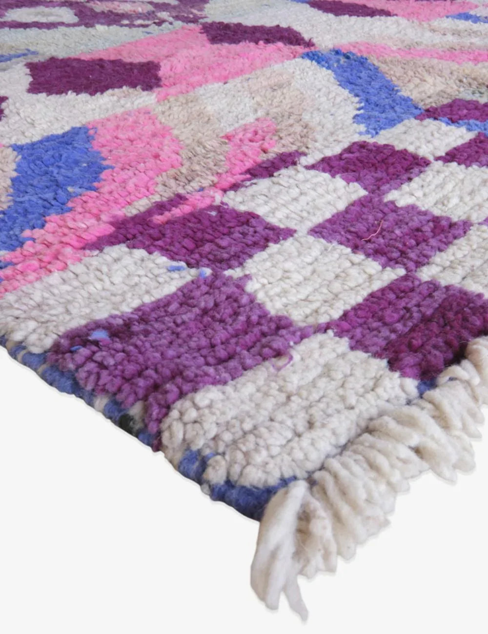 Moroccan Abstract Wool Rug 8.1 x 5.1 ft / 247 x 157 cm - Surcoma