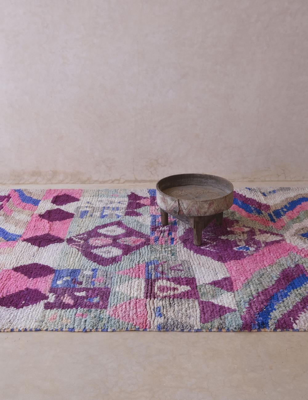 Moroccan Abstract Wool Rug 8.1 x 5.1 ft / 247 x 157 cm - Surcoma