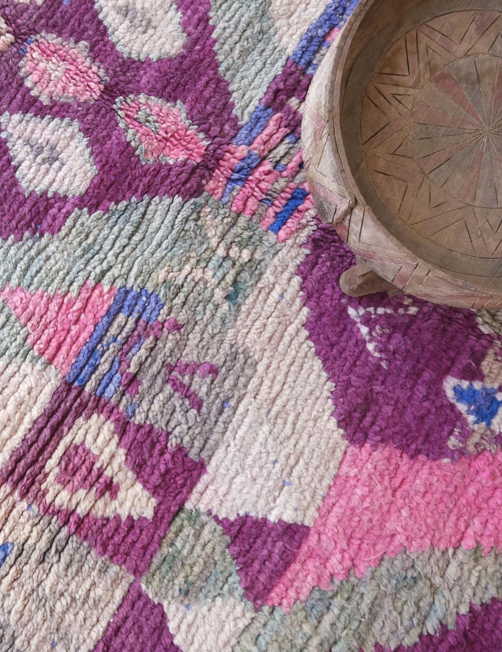Moroccan Abstract Wool Rug 8.1 x 5.1 ft / 247 x 157 cm - Surcoma