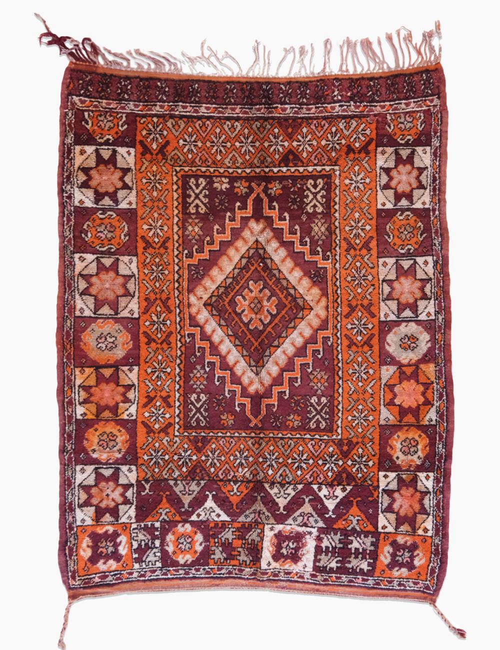 Moroccan Arabia Wool Rug 9.3 x 6.8 ft / 283 x 210 cm - Surcoma
