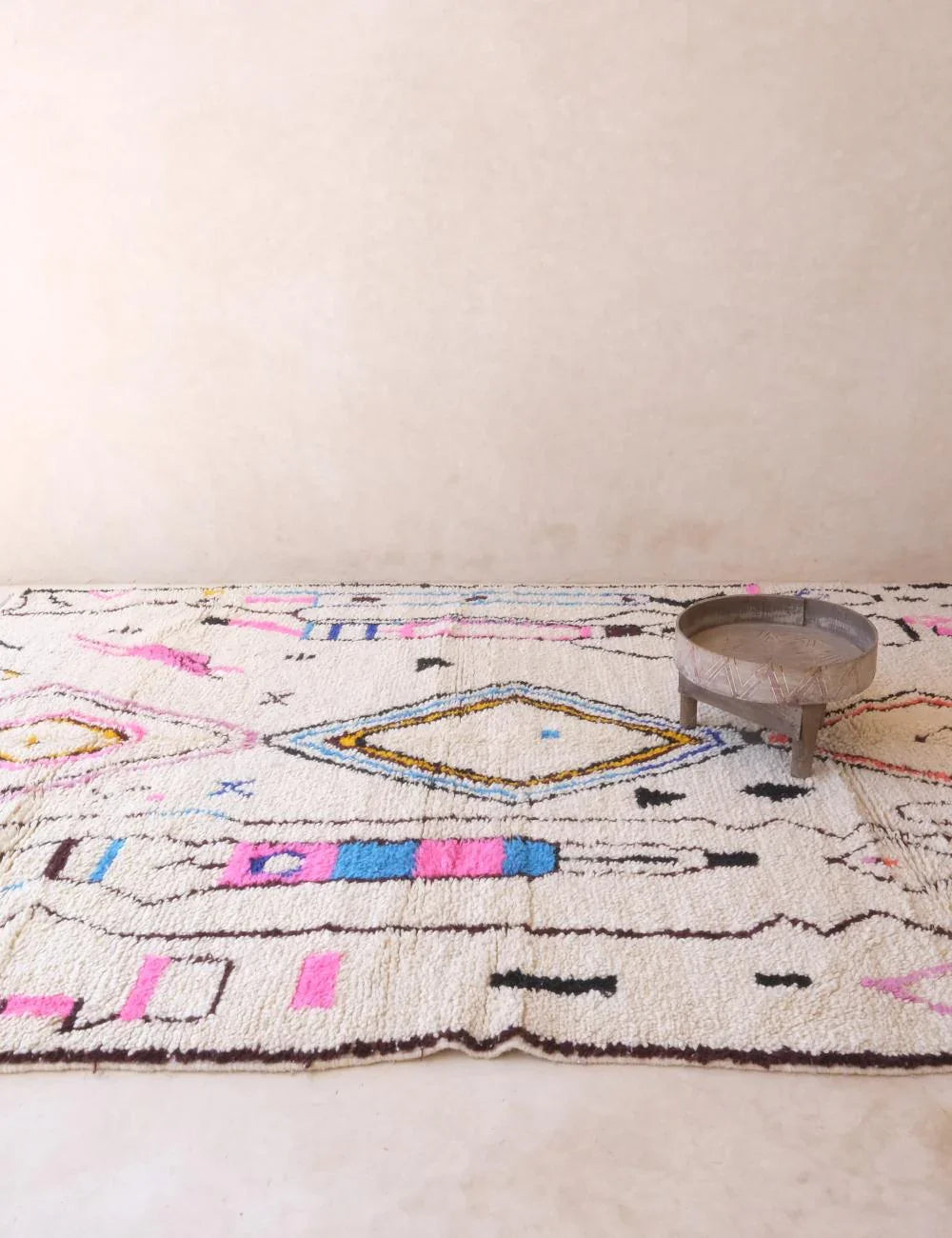 Moroccan Azilal Wool Rug 9.9 x 6.5 ft / 303 x 200 cm - Surcoma