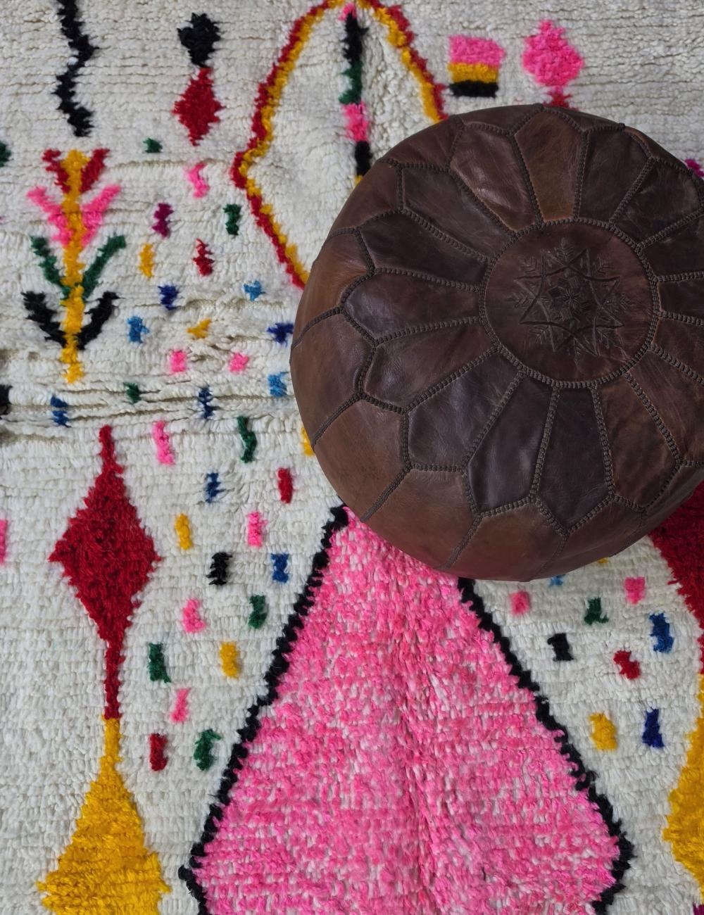 Moroccan Azilal Wool Rug 10.2 x 6.5 ft / 310 x 200 cm