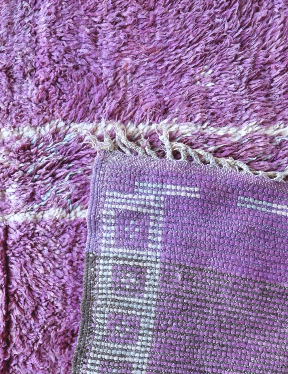 Moroccan Beni MGuild Purple Rug 10 x 6 ft / 305 x 185 cm - Surcoma