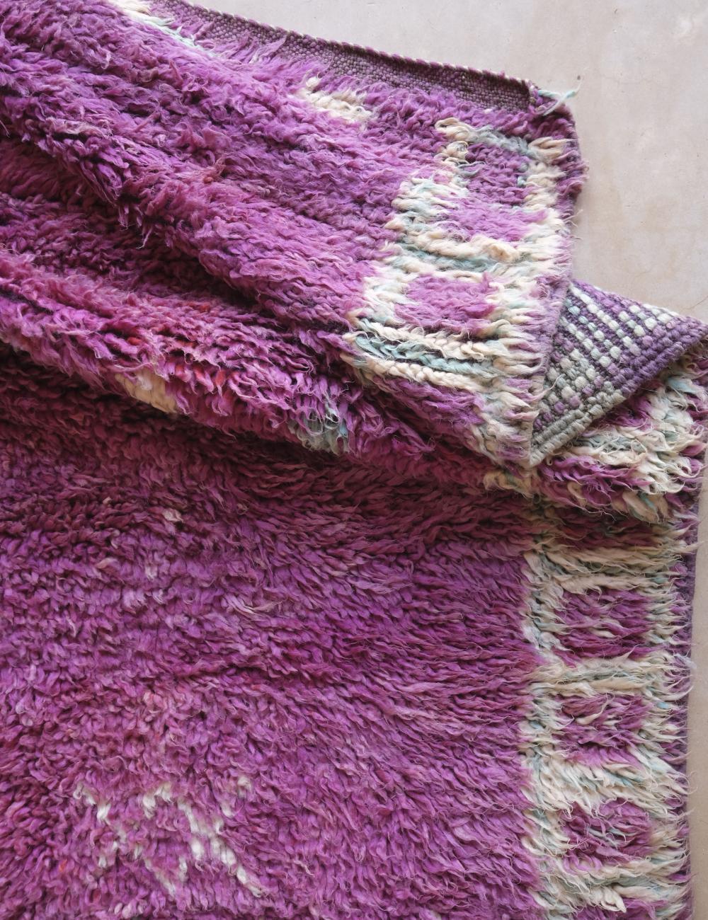 Moroccan Beni MGuild Purple Rug 10 x 6 ft / 305 x 185 cm - Surcoma