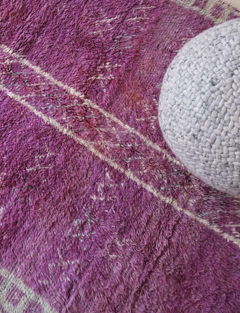 Moroccan Beni MGuild Purple Rug 10 x 6 ft / 305 x 185 cm - Surcoma