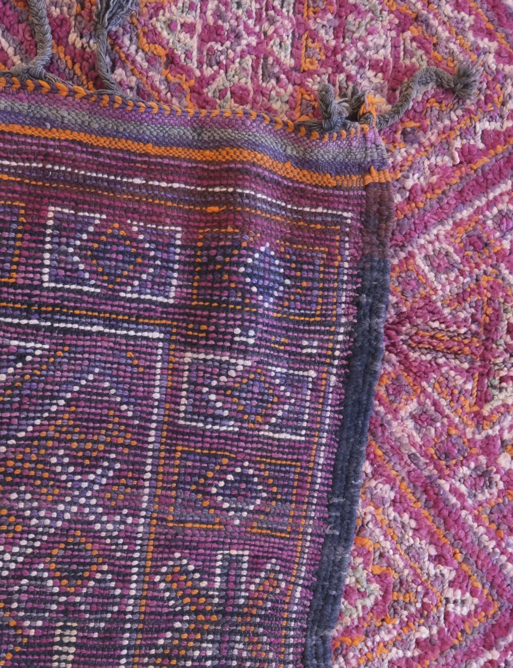Moroccan Berry Pink Beni MGuild Rug 11.1 x 6.7 ft / 338 x 207 cm - Surcoma