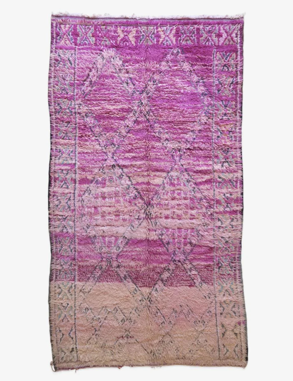 Moroccan Beni MGuild Wool Rug 11 x 5.8 ft / 335 x 177 cm - Surcoma