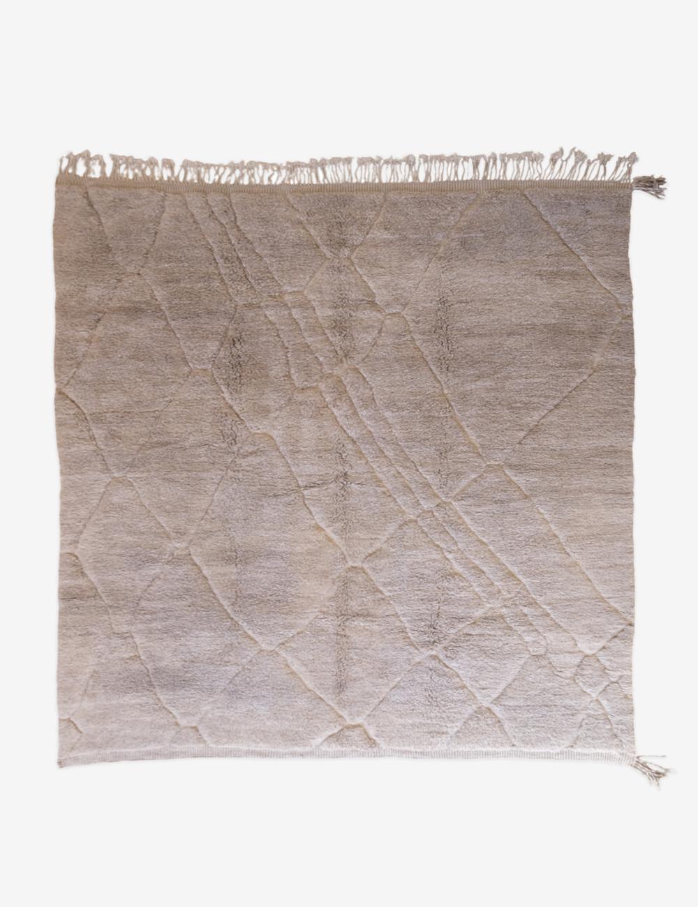 Moroccan Luxury Beni Mrirt Wool Rug 13.1 x 10.7 ft / 400 x 328 cm - Surcoma