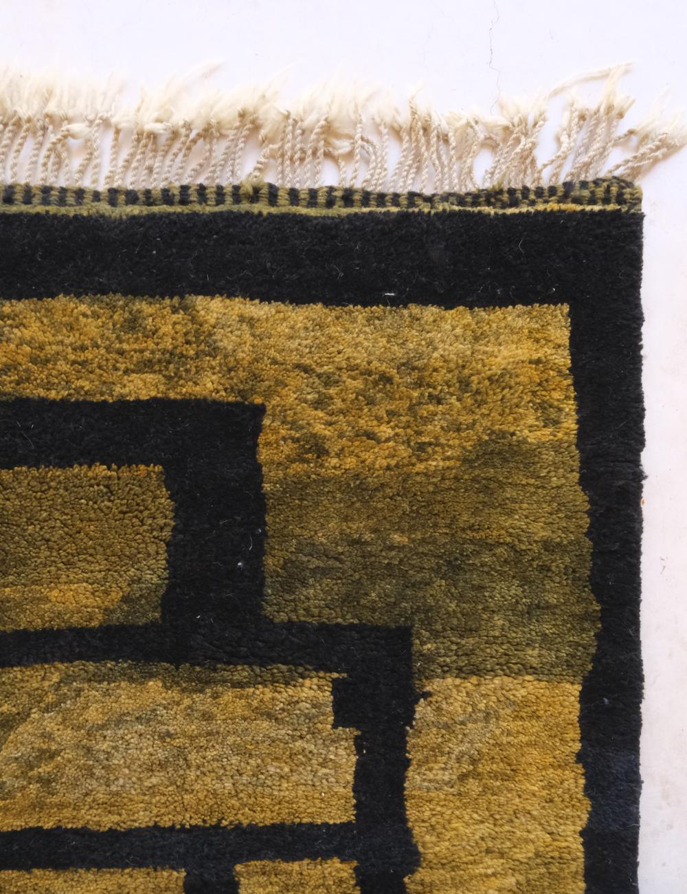 Moroccan Luxury Mrirt Wool Rug 10.3 x 6.7 ft / 313 x 206 cm - Surcoma