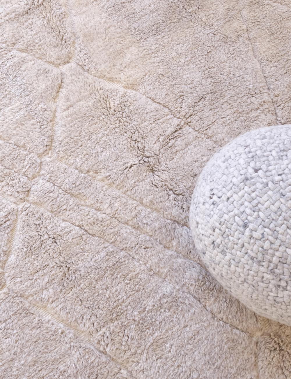 Moroccan Luxury Beni Mrirt Wool Rug 13.1 x 10.7 ft / 400 x 328 cm - Surcoma