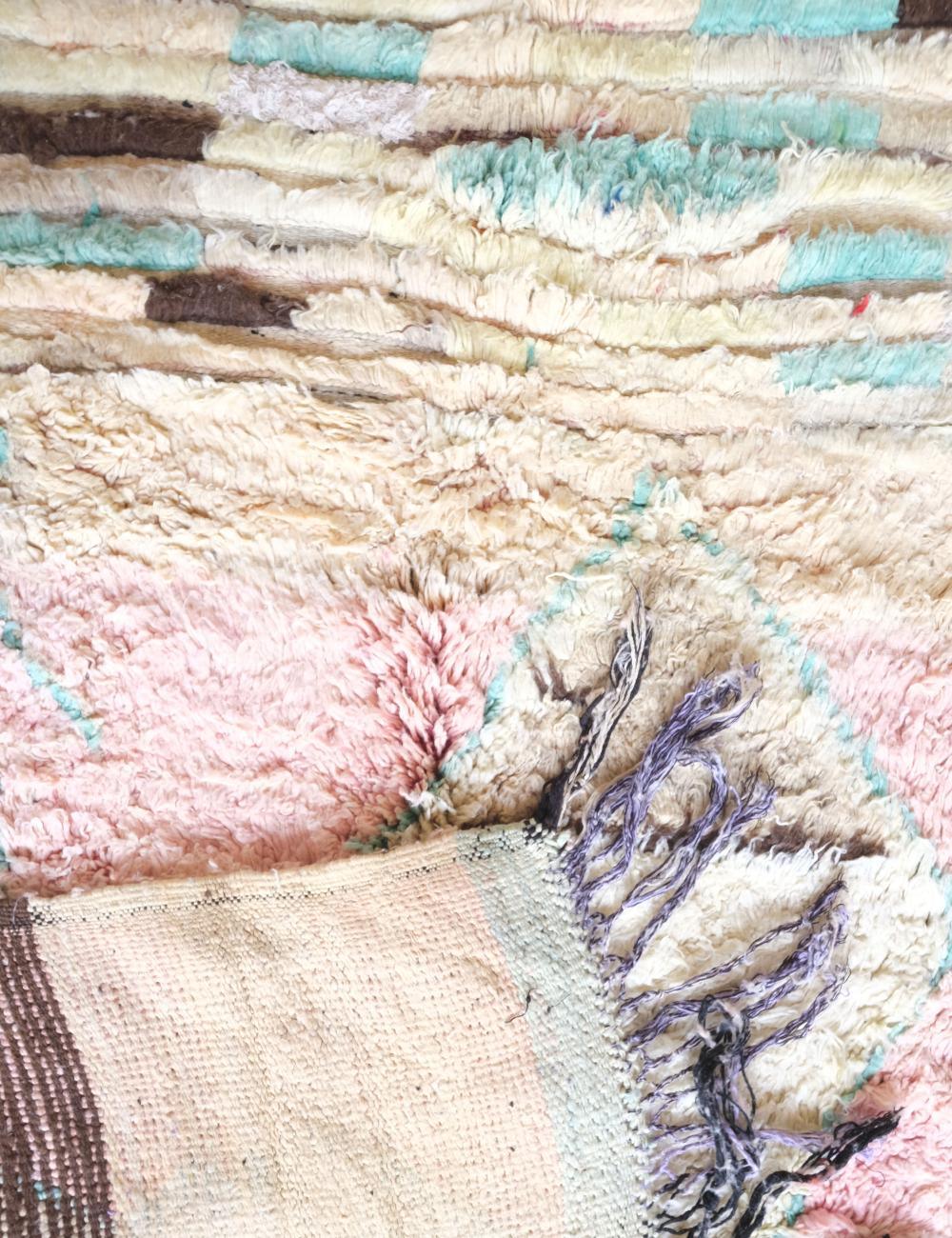 Moroccan Boujaad Abstract Rug 8.1 x 4.9 ft / 248 x 150 cm - Surcoma