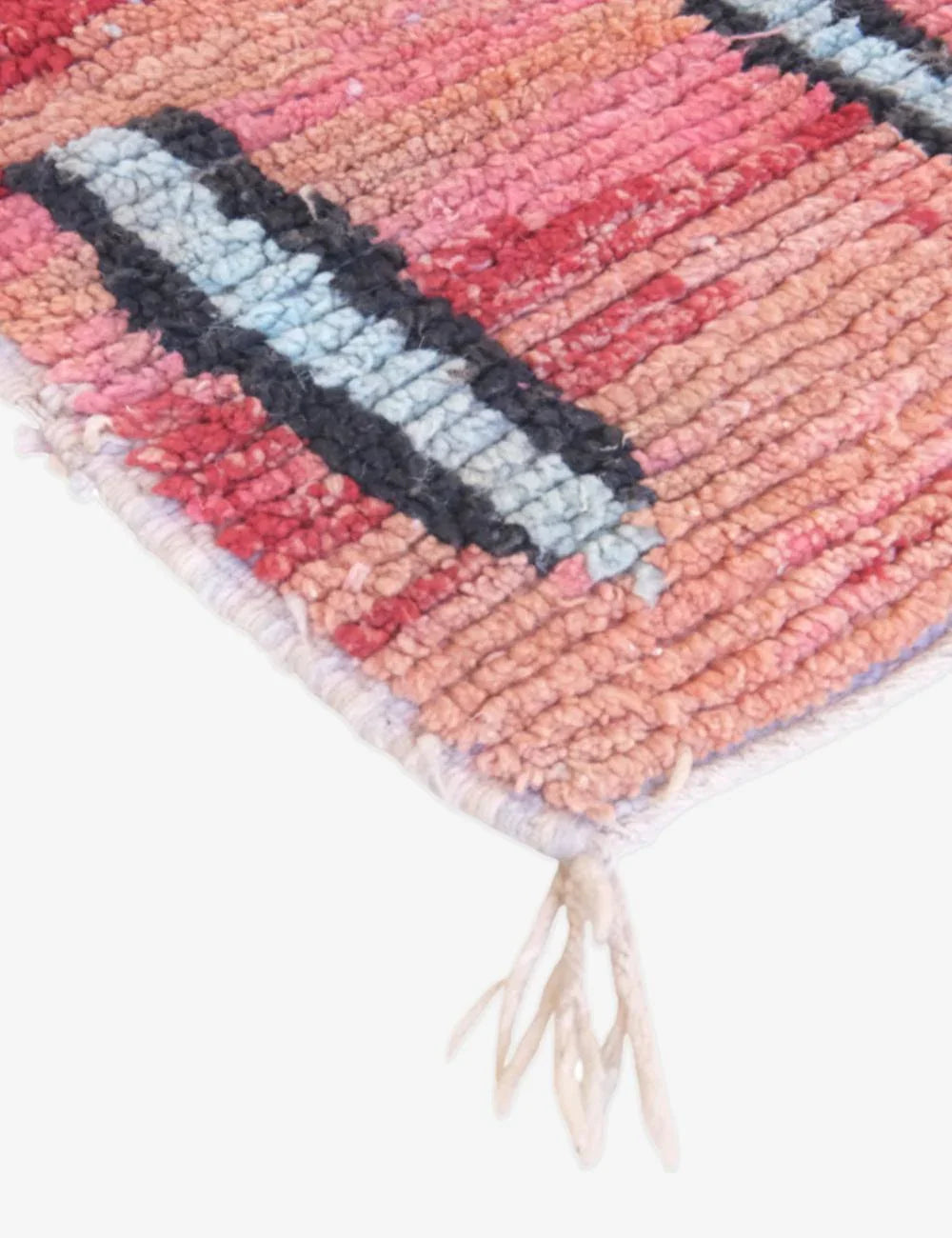 Moroccan Boujaad Runner Rug 13 x 2.3 ft / 397 x 72 cm - Surcoma