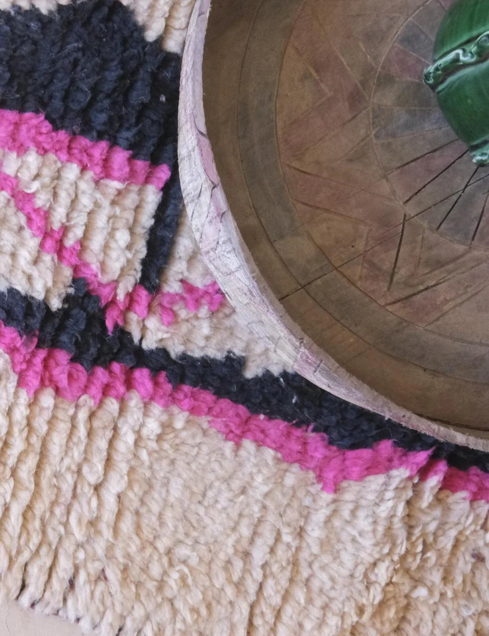 Modern Moroccan Boujaad Runner Rug 10.4 x 2.3 ft / 318 x 70 cm - Surcoma