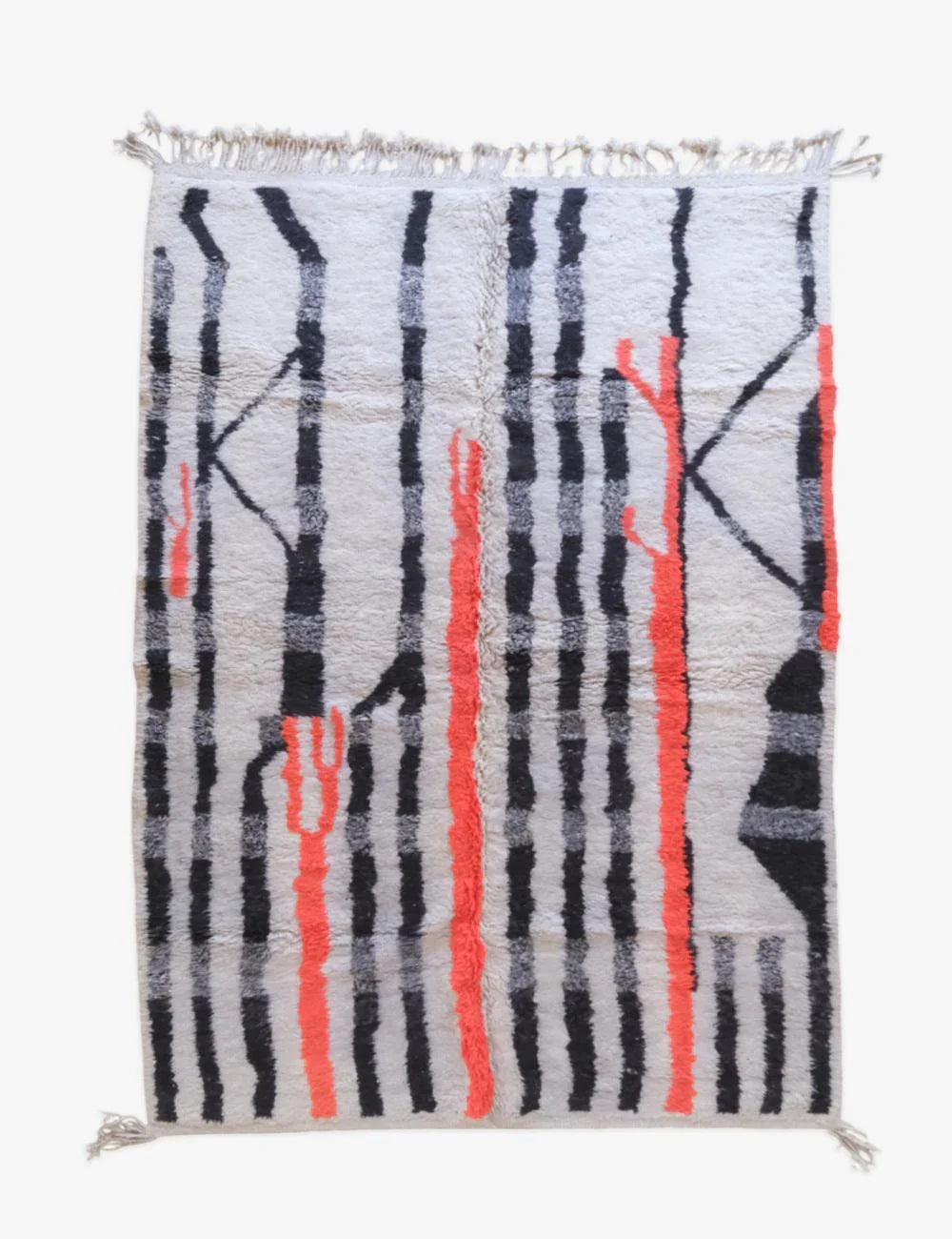 Modern Boujaad Wool Rug 11.9 x 7.9 ft / 363 x 243 cm - Surcoma