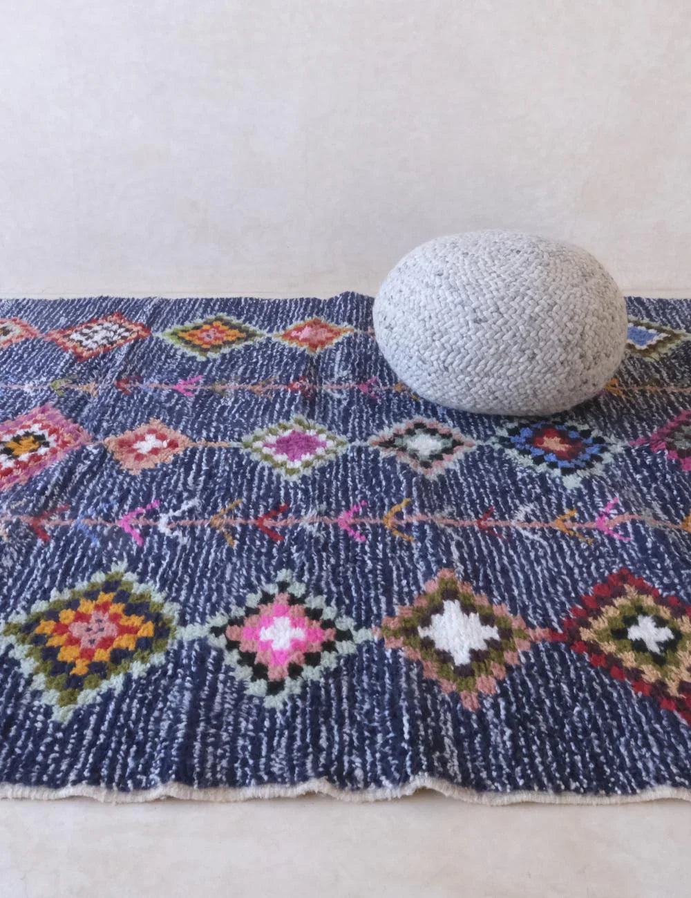 Moroccan Berber Wool Rug 8.9 x 7.4 ft / 270 x 227 cm - Surcoma