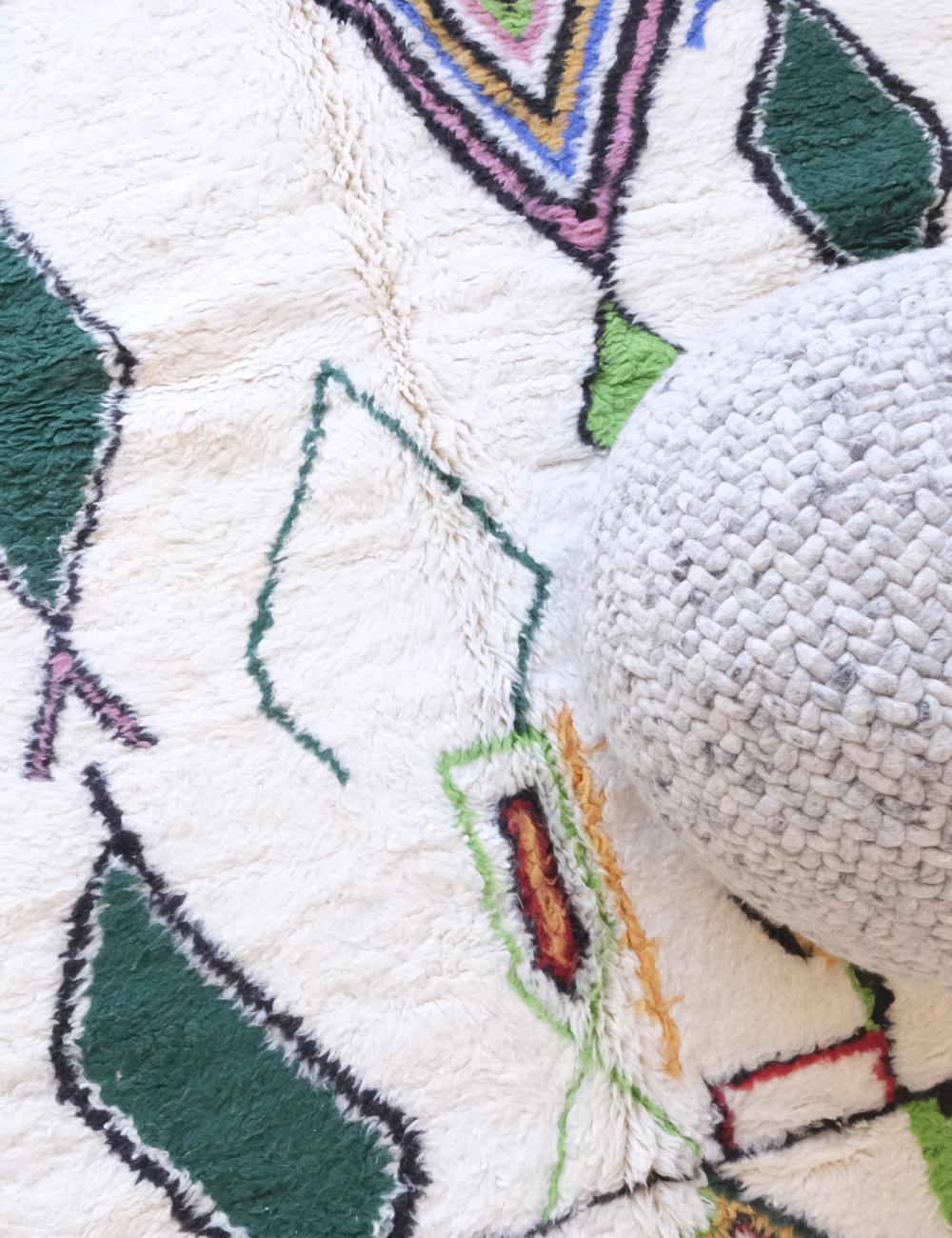 Diamond Motif Moroccan Rug - Echoes Of Love 22