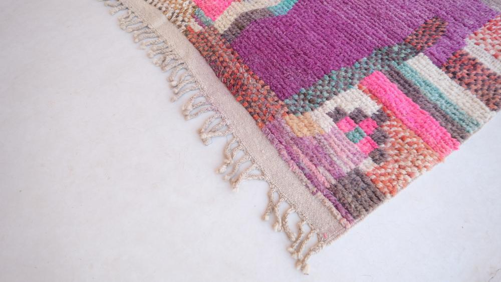 Moroccan Modern Boujad Wool Rug 8.1 x 5.2 ft / 248 x 161 cm - Surcoma