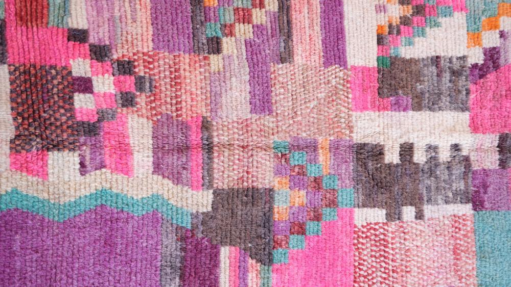 Moroccan Modern Boujad Wool Rug 8.1 x 5.2 ft / 248 x 161 cm - Surcoma