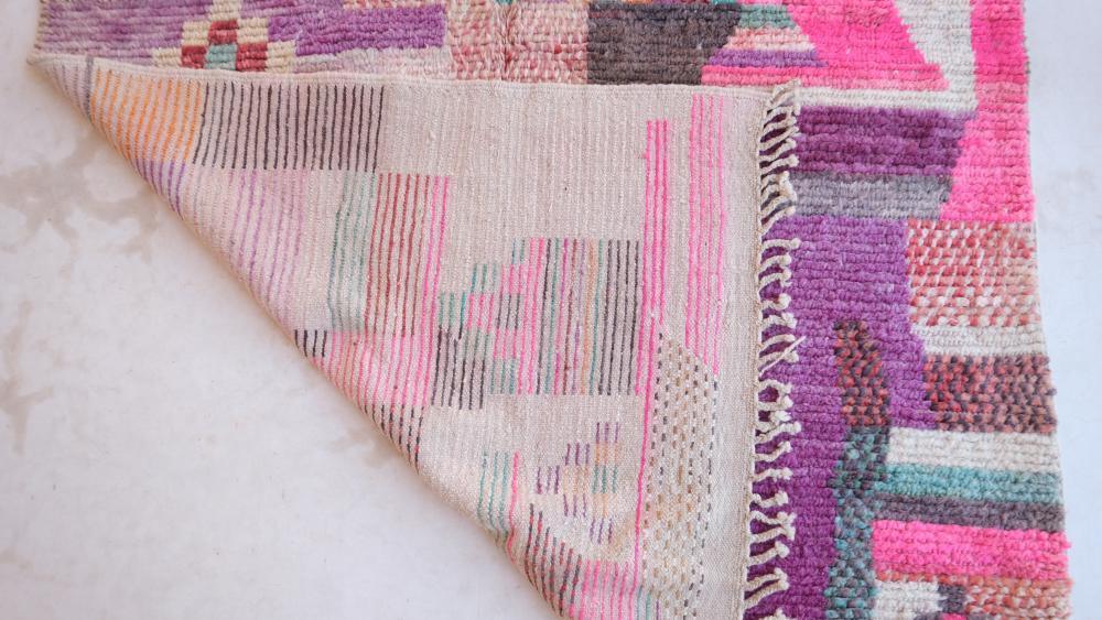 Moroccan Modern Boujad Wool Rug 8.1 x 5.2 ft / 248 x 161 cm - Surcoma
