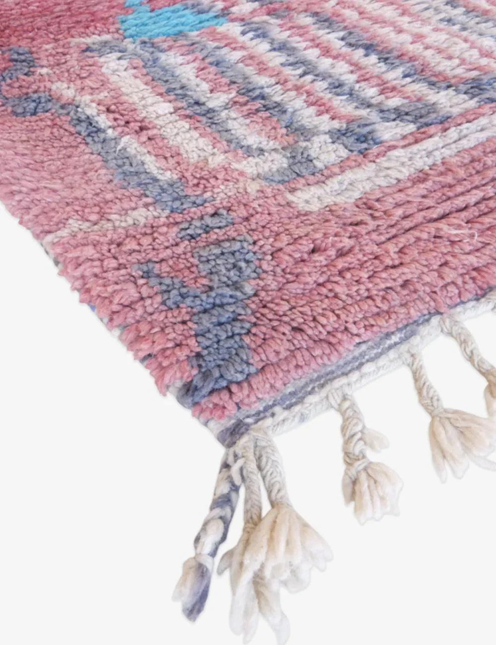 Moroccan Boujad Runner Rug 13.5 x 2.5 ft / 412 x 78 cm - Surcoma