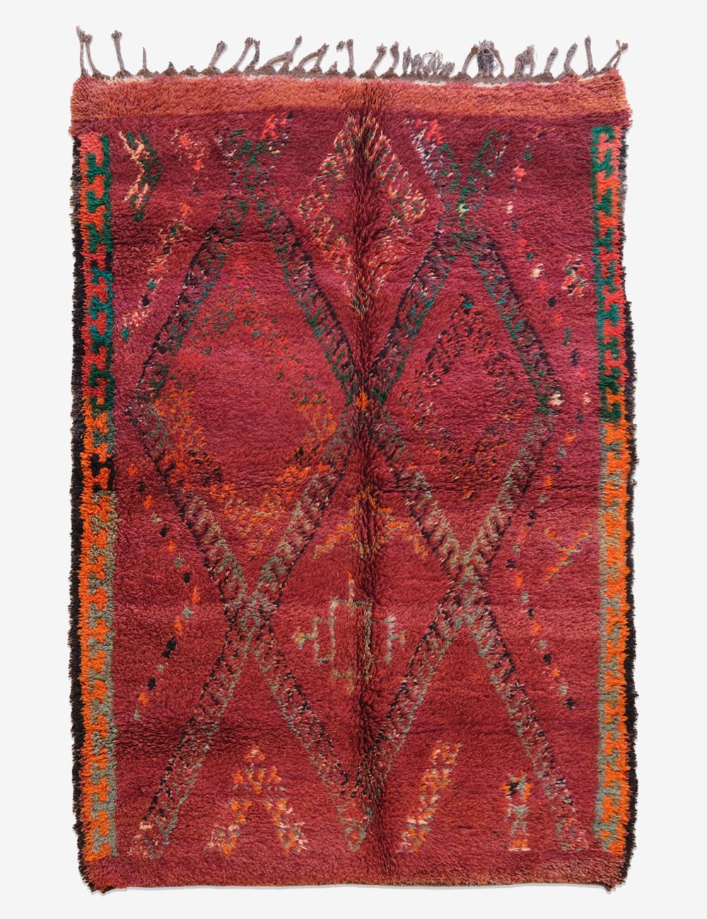 Moroccan Collector Shag Rug 9.3 x 6.2 ft / 284 x 190 cm - Surcoma