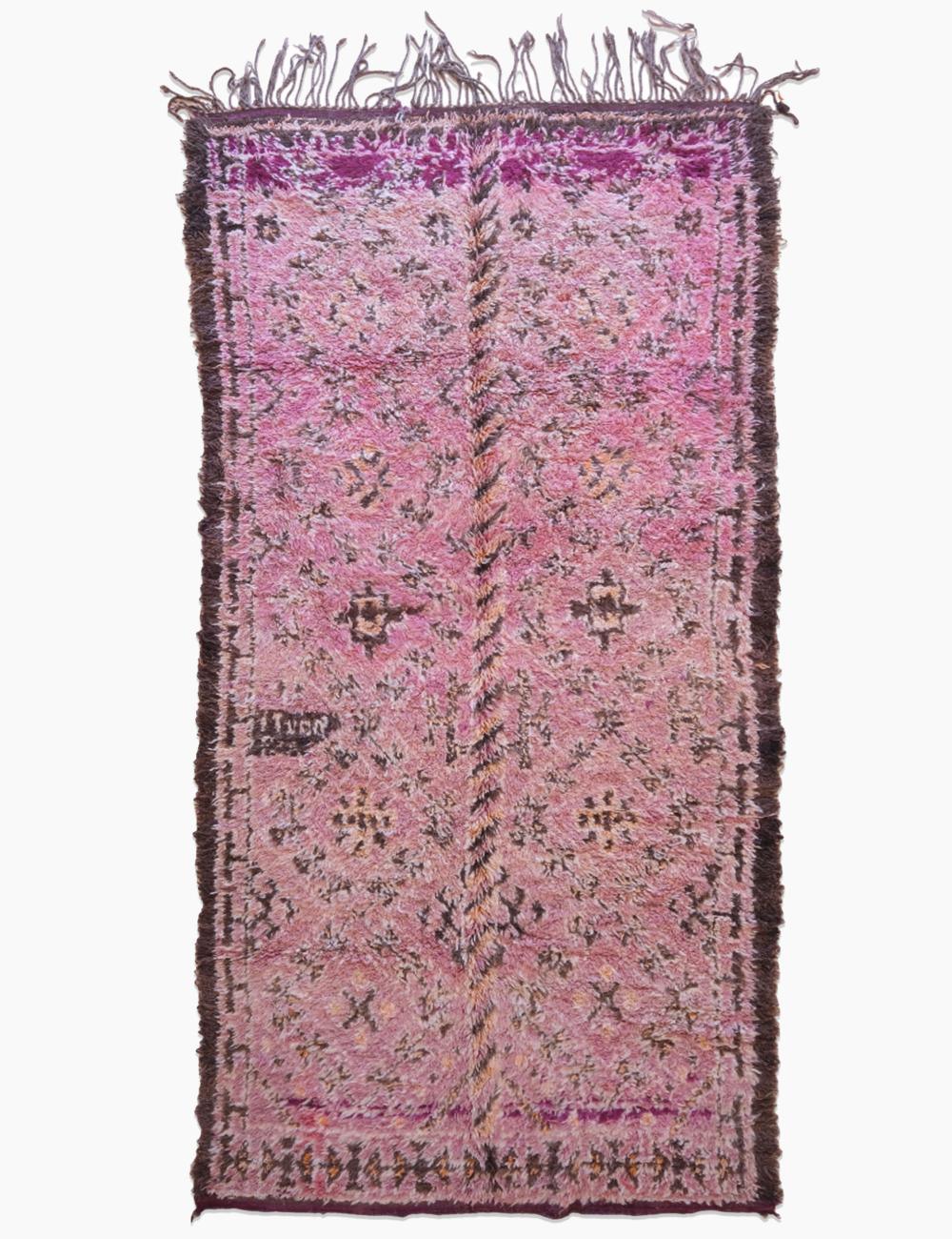 Purple Moroccan Lavender Rug 11.5 x 5.5 ft / 350 x 170 cm - Surcoma