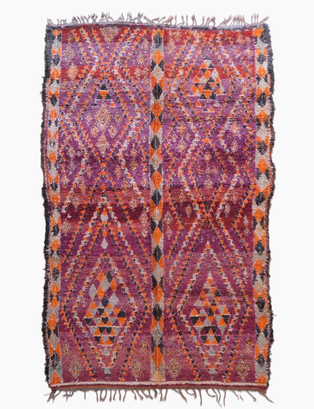Moroccan Handmade Rug 11.9 x 7.1 ft / 364 x 217 cm - Surcoma