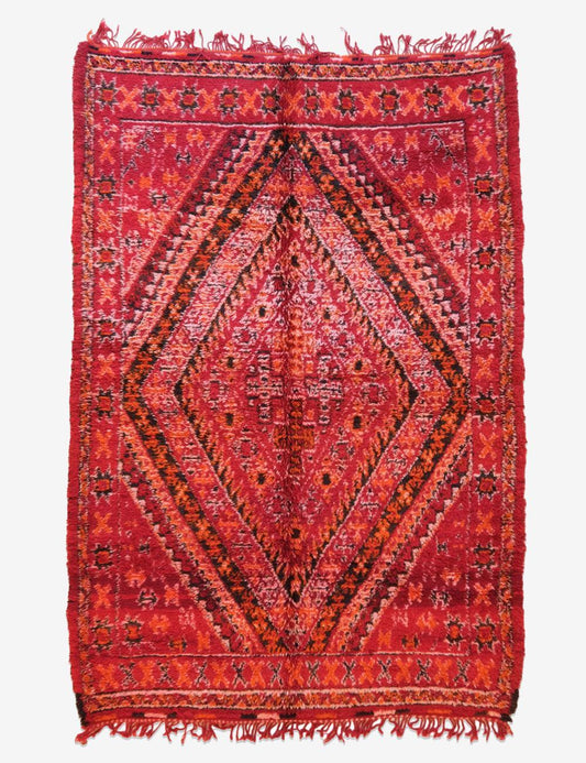 Authentic Moroccan Collectible Rug 11.1 x 7 ft / 337 x 214 cm - Surcoma