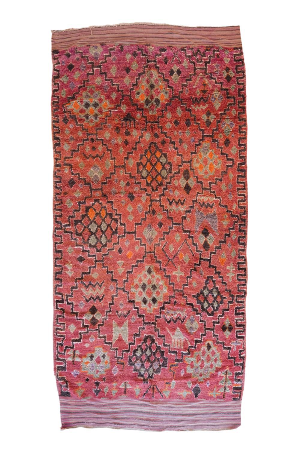 Moroccan Collector Wool Rug - 15.5 x 6.5 ft / 471 x 199 cm - Surcoma