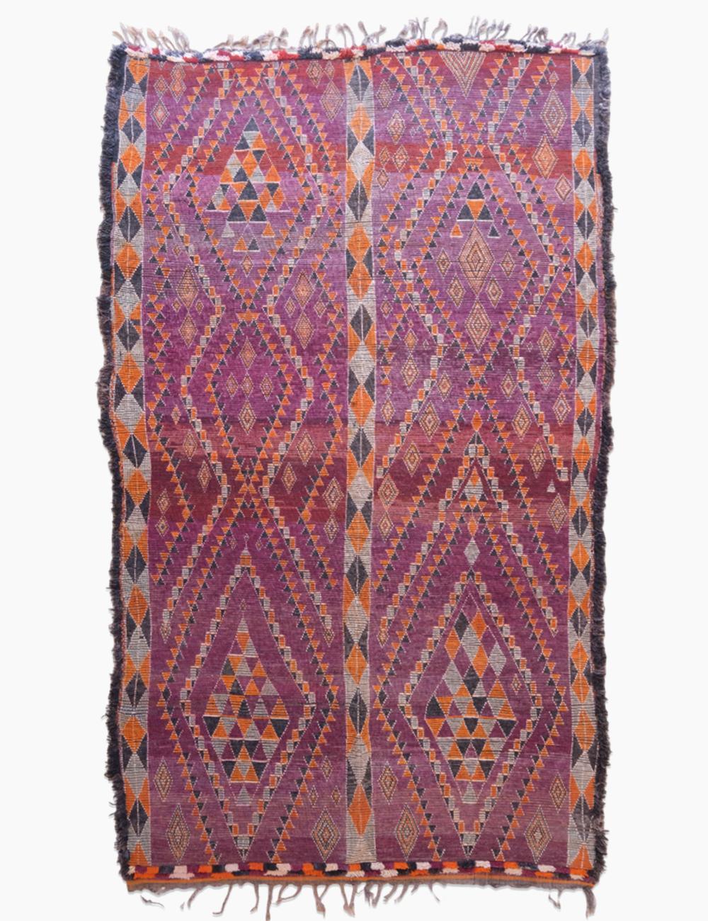 Moroccan Handmade Rug 11.9 x 7.1 ft / 364 x 217 cm - Surcoma