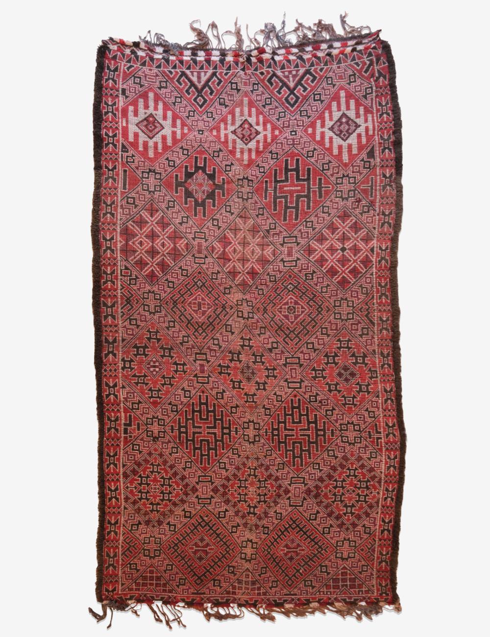 Moroccan Collectible Wool Rug 13.8 x 6.7 ft / 421 x 207 cm - Surcoma