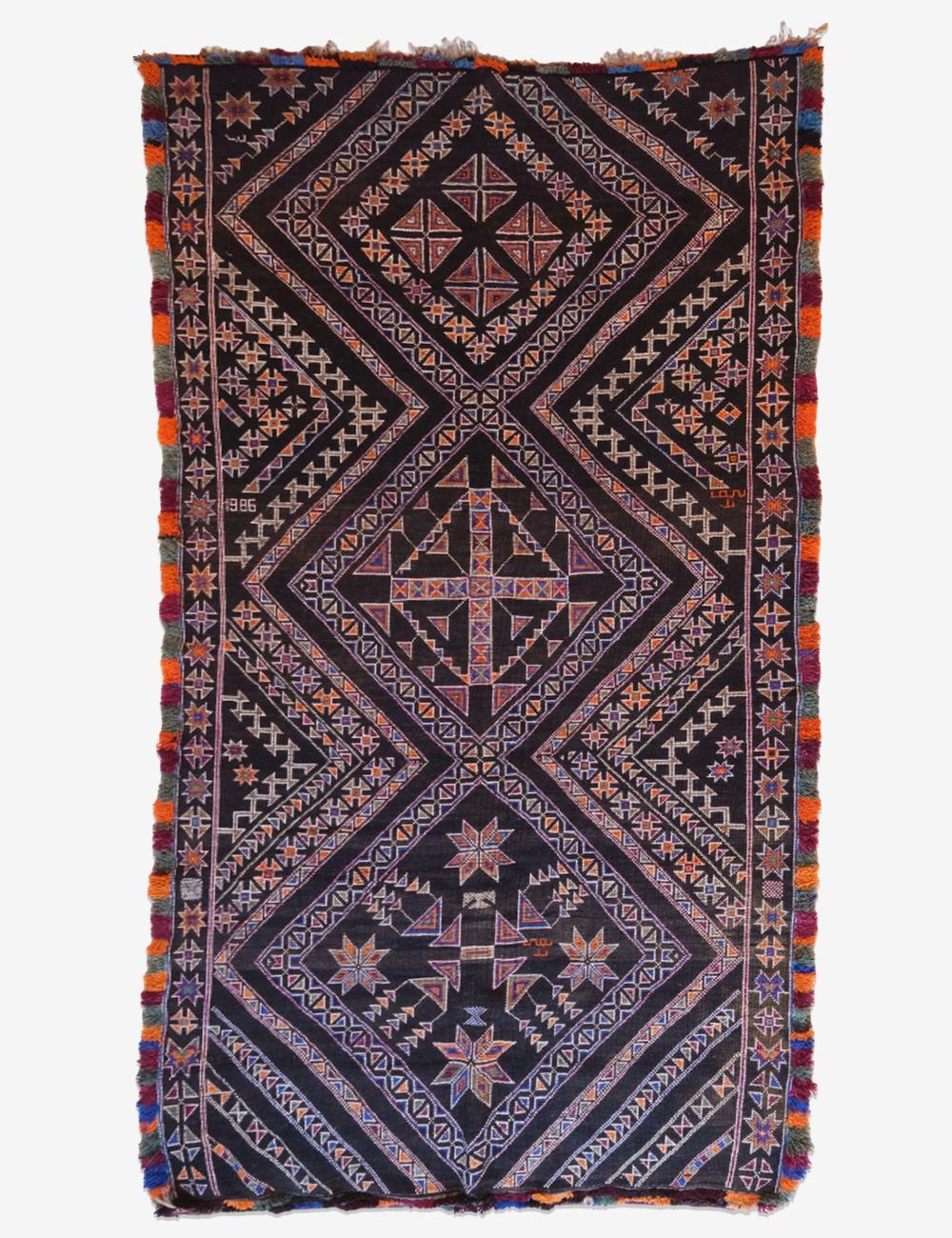 Moroccan Collector Beni MGuild Rug 13.5 x 7 ft / 412 x 214 cm - Surcoma