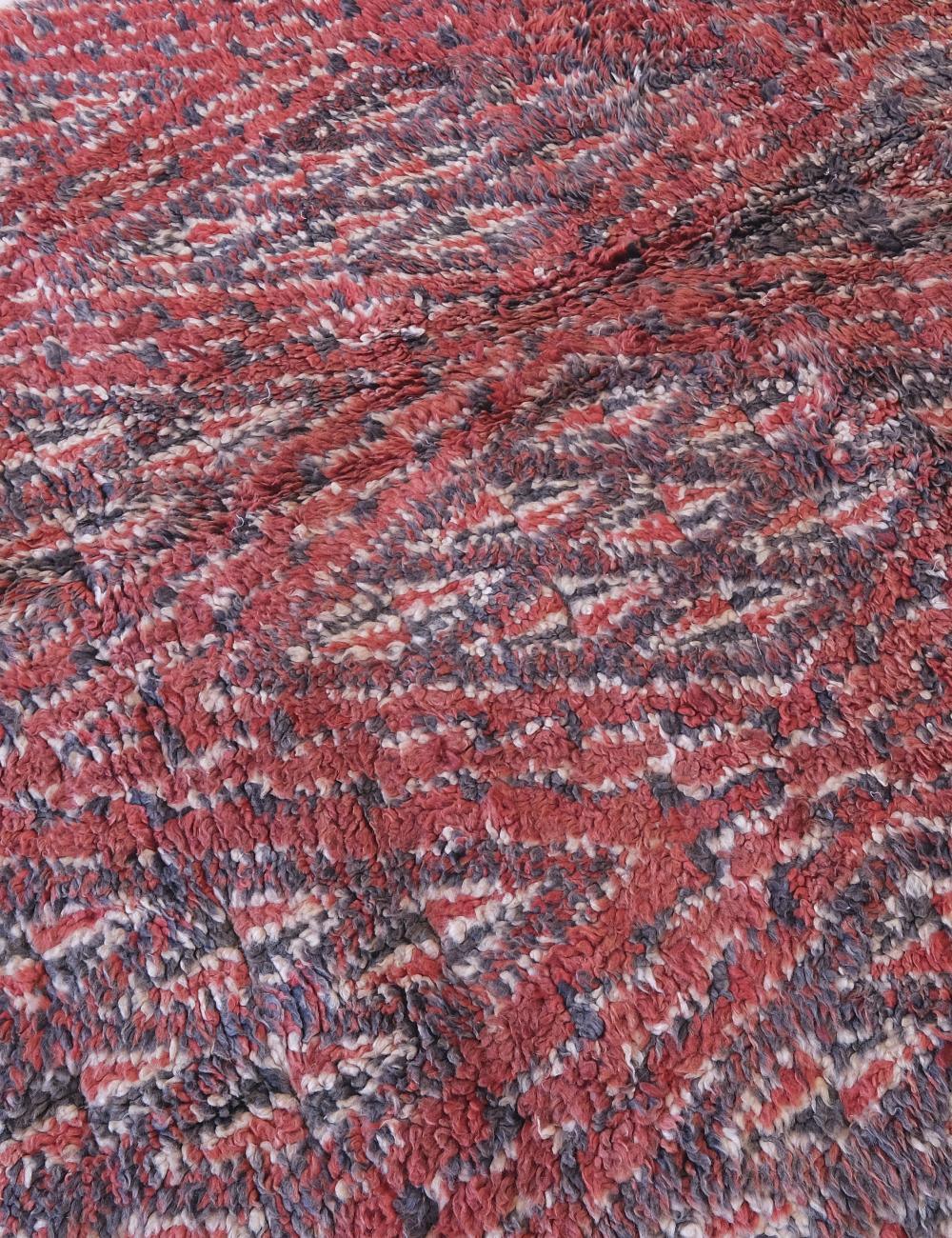 Beni MGuild Moroccan Red Wool Rug 11 x 6 ft / 335 x 183 cm - Surcoma