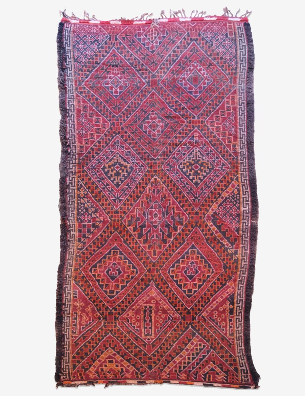 Moroccan Collector Beni MGuild Rug 13.4 x 6.1 ft / 408 x 187 cm - Surcoma