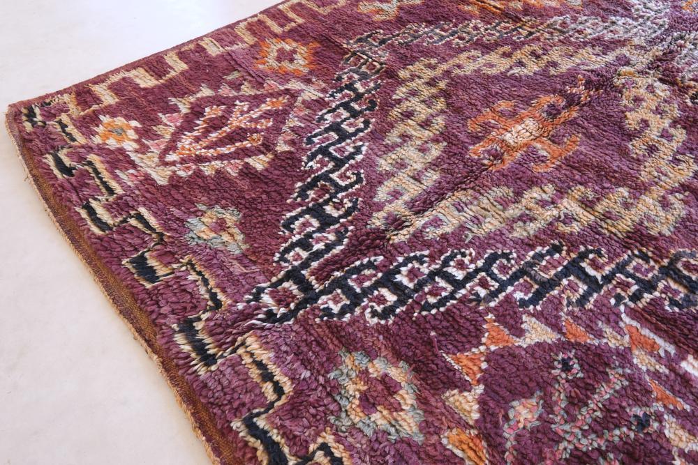 Moroccan Boujaad Wool Rug 10.5 x 5.8 ft / 321 x 177 cm - Surcoma