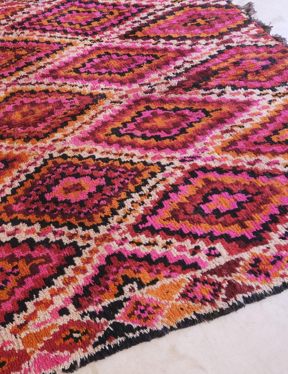 Vibrant Collectible Tribal Rug 10.6 x 6.8 ft / 324 x 210 cm - Surcoma