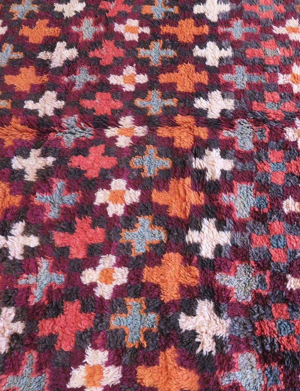 Colorful Moroccan Collectible Rug 15 x 6.1 ft / 457 x 187 cm - Surcoma